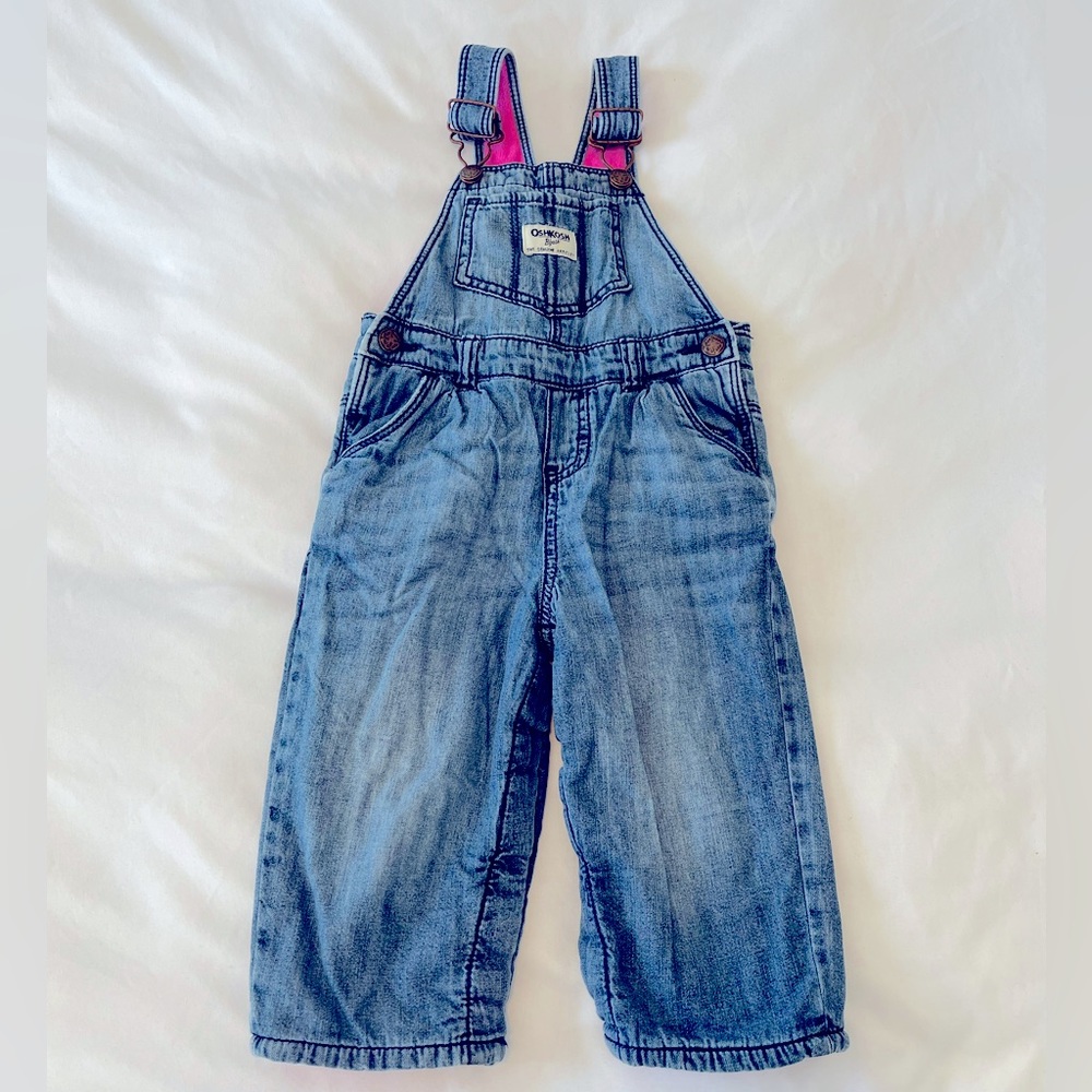 Fleece Lined Overalls Girl size 18m